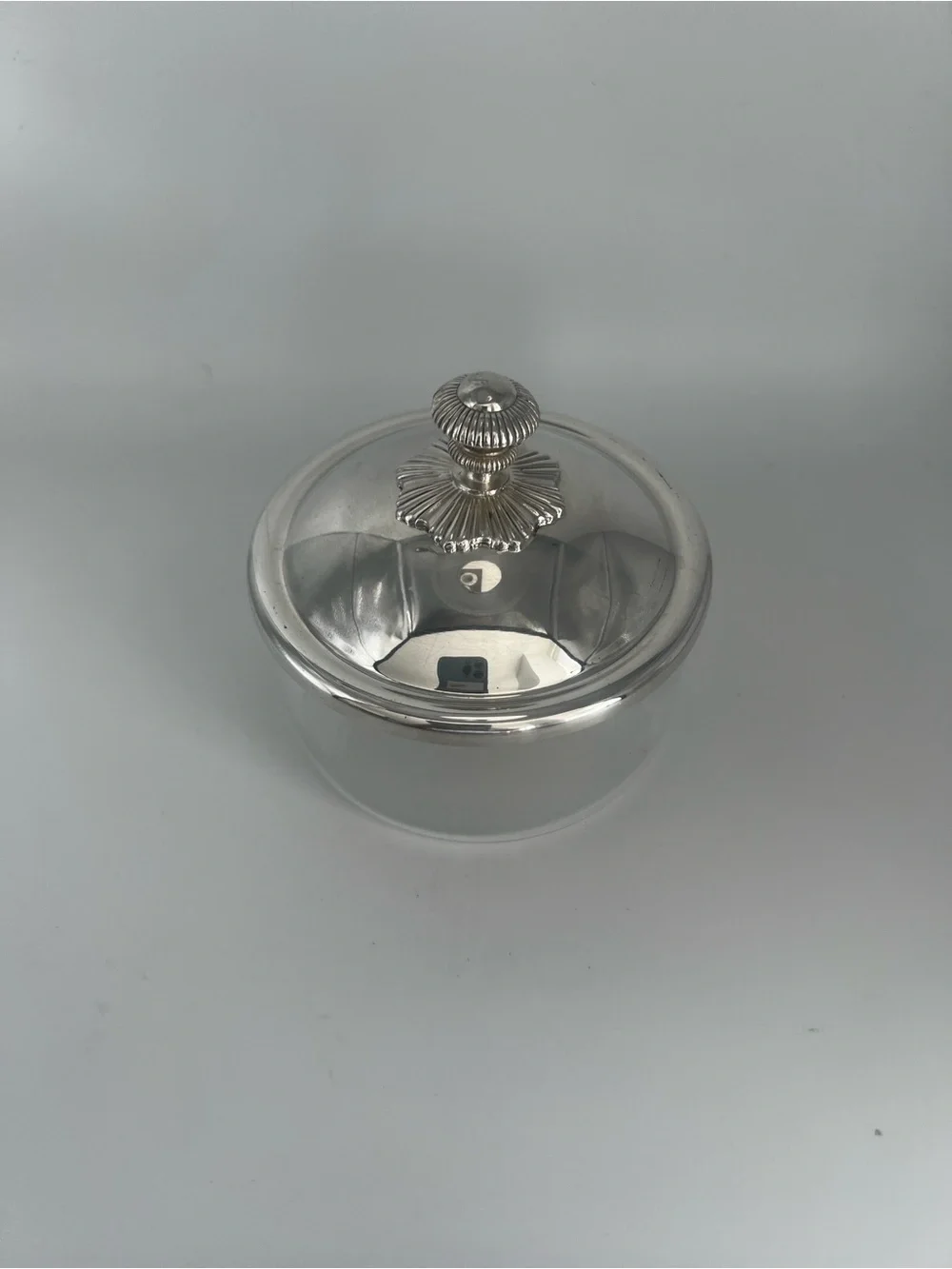 Vintage Christofle Malmaison Silver-Plated Caviar Set – Closed Lotus Bud Lid